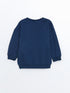 LC Waikiki Crew Neck Printed Baby Boy Sweatshirt and Trousers 2-Pack Set